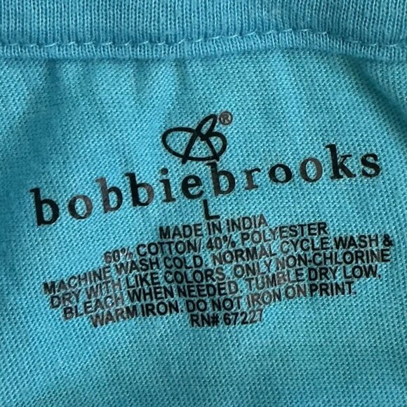 BLUE LIGHTWEIGHT SHORT SLEEVE TEE SHIRT - Picture 8 of 8